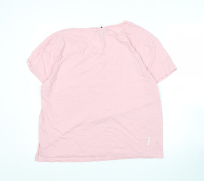 Womens UK Size L Bench Pink  T-Shirt
