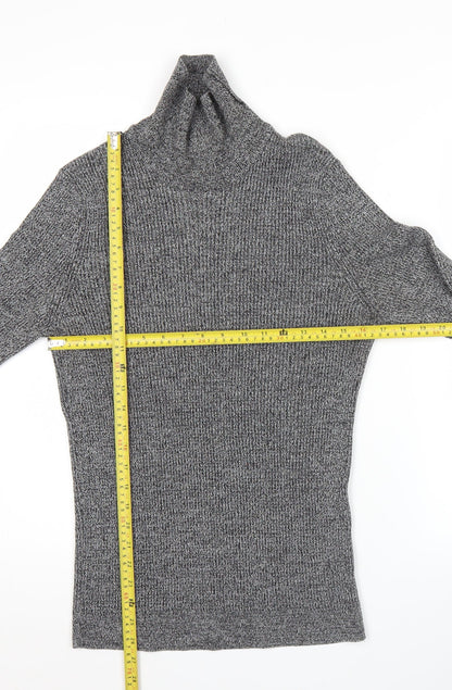 Womens UK Size 12 New Look Grey Pullover Jumper