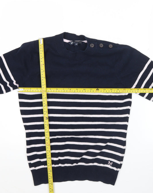 Womens UK Size 10 Crew Clothing Company Blue Pullover Jumper