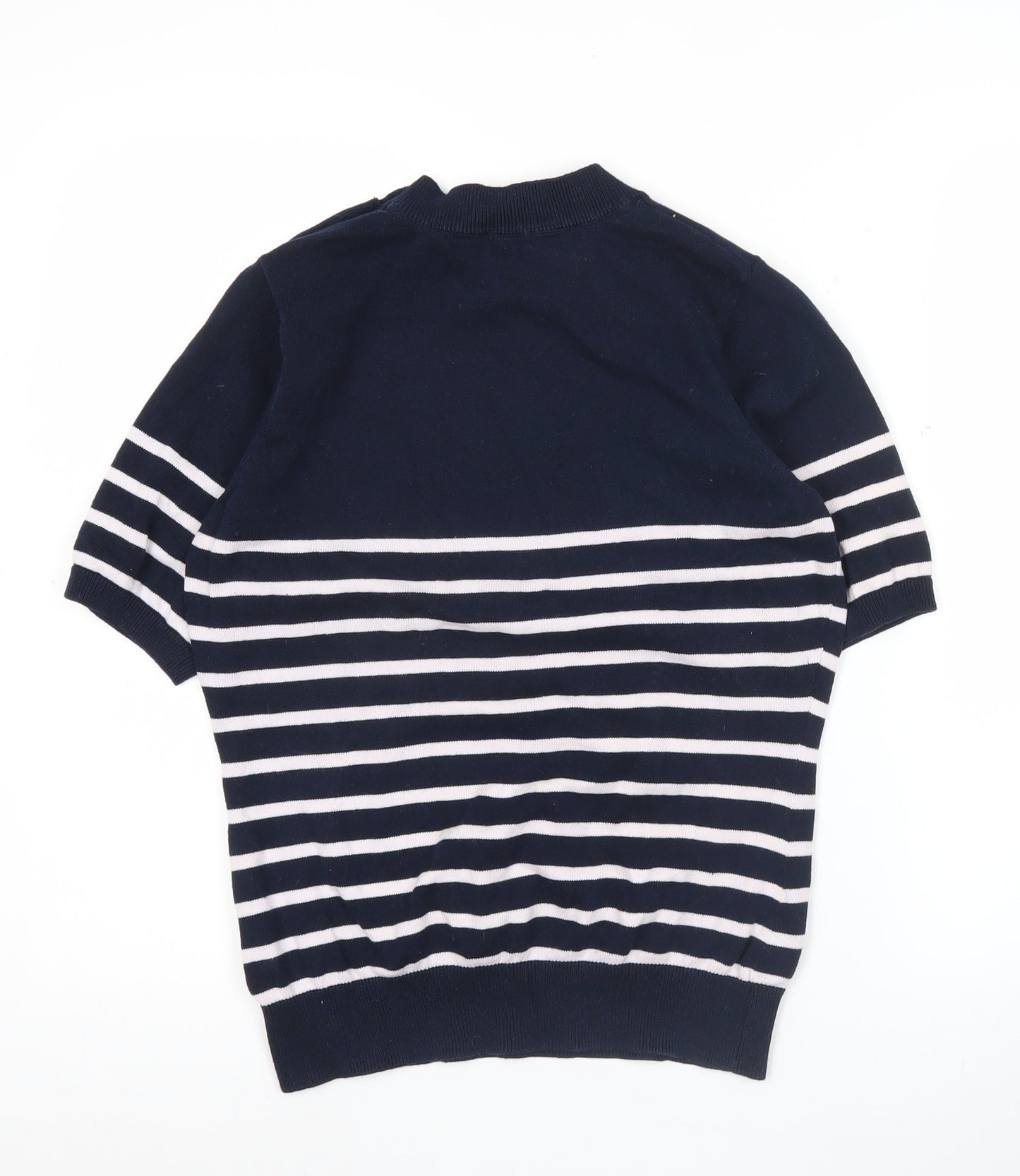 Womens UK Size 10 Crew Clothing Company Blue Pullover Jumper