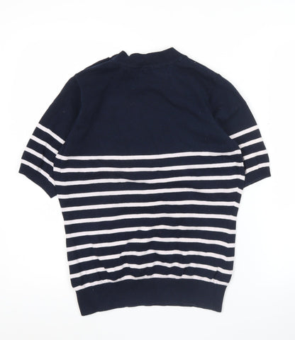 Womens UK Size 10 Crew Clothing Company Blue Pullover Jumper