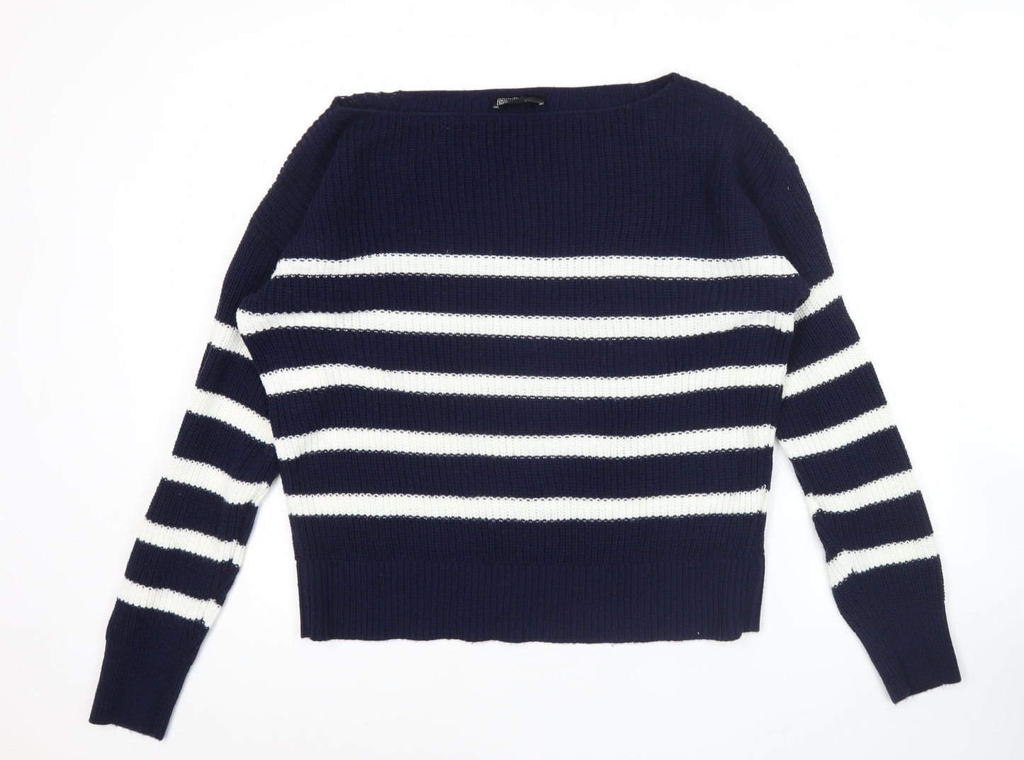Womens UK Size 10 Friends Like These Blue Pullover Jumper