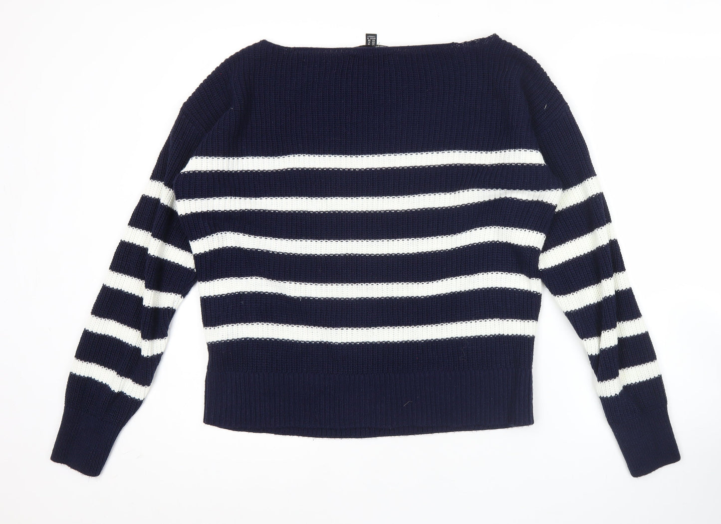 Womens UK Size 10 Friends Like These Blue Pullover Jumper