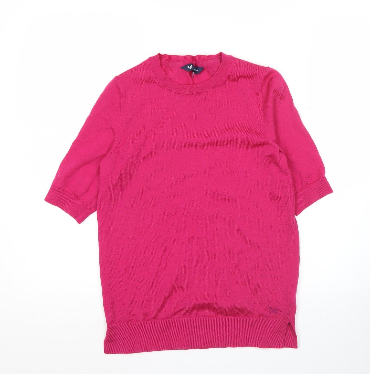 Womens UK Size 10 Crew Clothing Company Pink Pullover Jumper