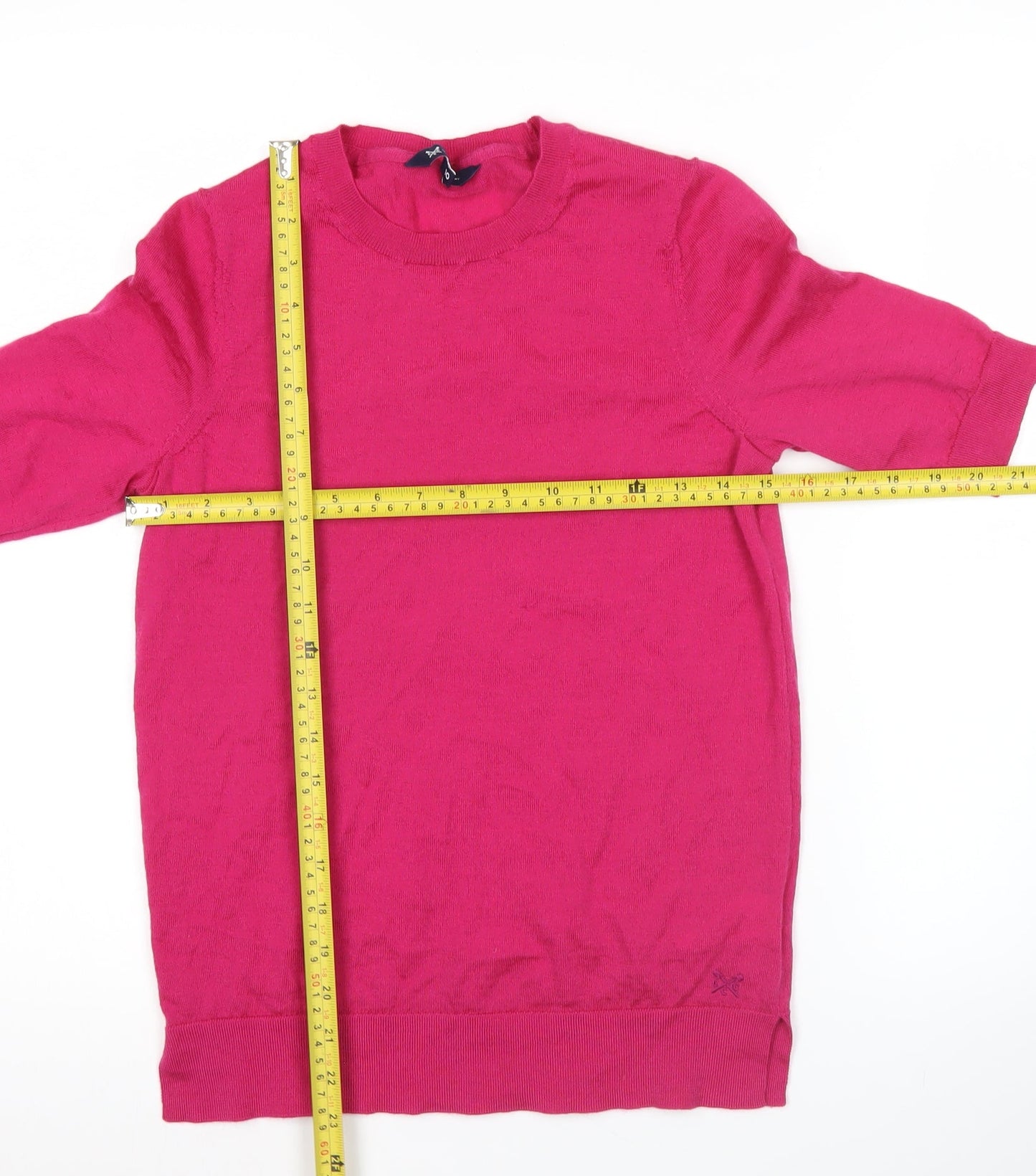 Womens UK Size 10 Crew Clothing Company Pink Pullover Jumper