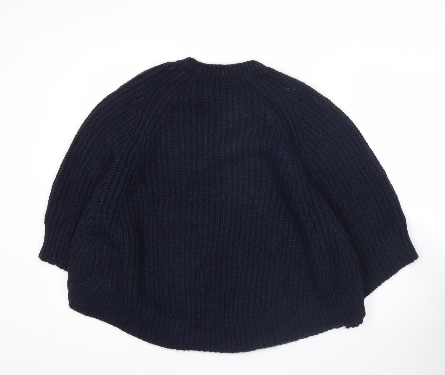 Womens UK Size S Marks and Spencer Blue Cape Jumper