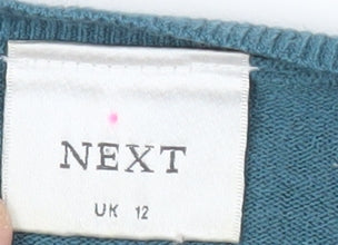 Womens UK Size 12 NEXT Blue Pullover Jumper