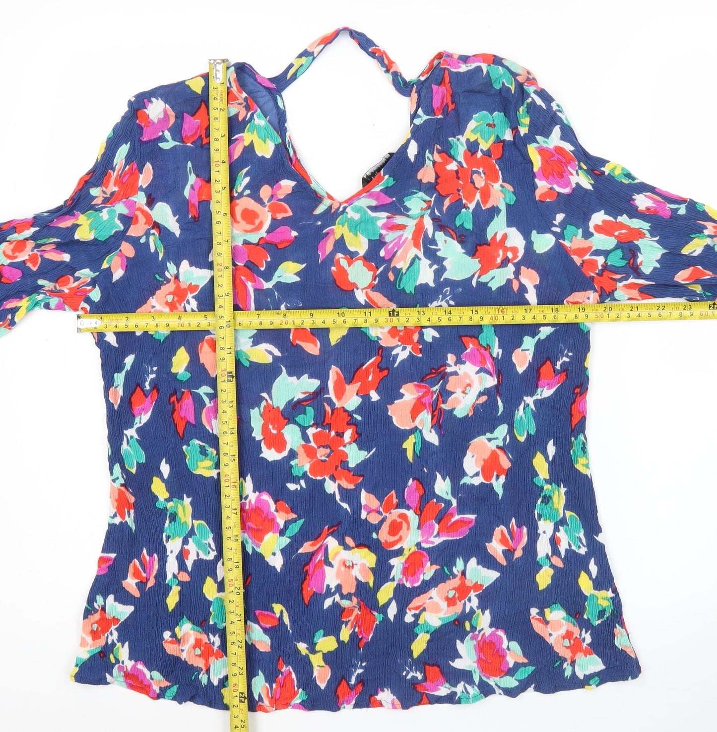 Womens UK Size 10 Kaleidoscope Multicoloured Tunic Blouse