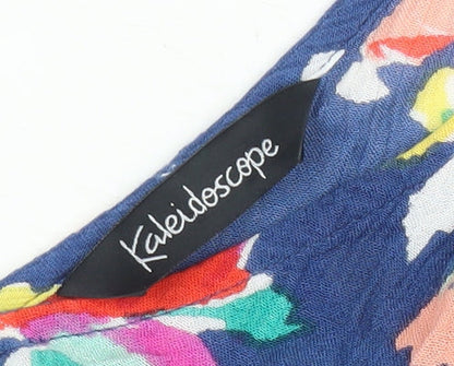 Womens UK Size 10 Kaleidoscope Multicoloured Tunic Blouse