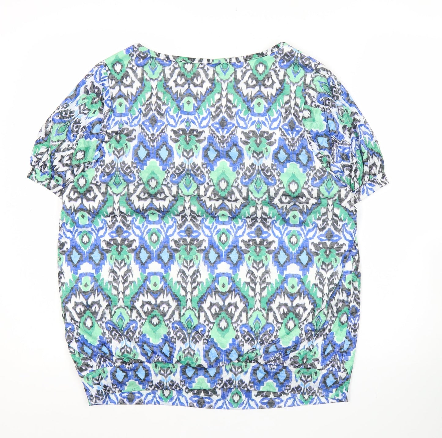 Womens UK Size 14 Roman Multicoloured Tunic Blouse