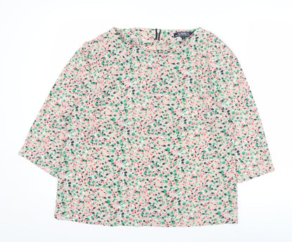 Womens UK Size 14 New York Laundry Multicoloured Basic Blouse