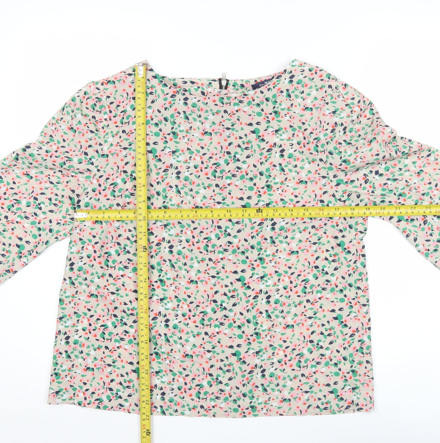 Womens UK Size 14 New York Laundry Multicoloured Basic Blouse
