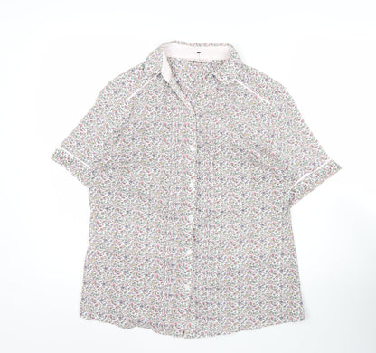 Womens UK Size 12 Double TWO Multicoloured Classic Button-Up