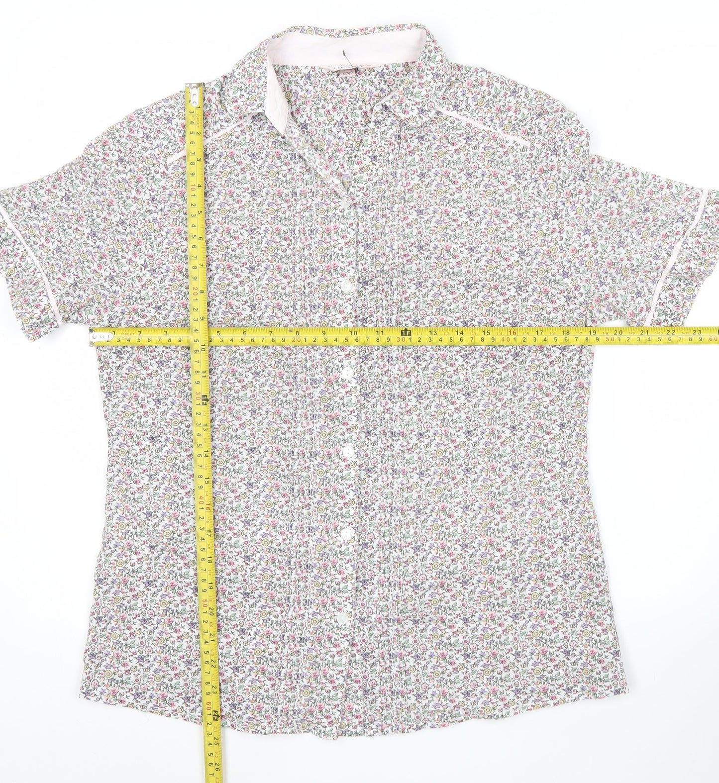 Womens UK Size 12 Double TWO Multicoloured Classic Button-Up