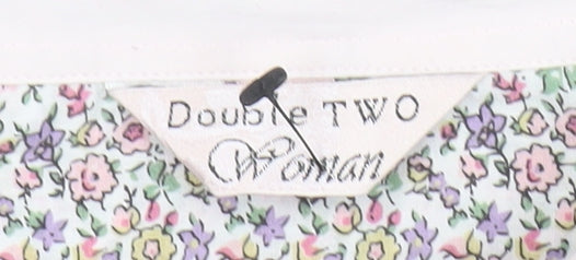 Womens UK Size 12 Double TWO Multicoloured Classic Button-Up