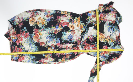 Monsoon Women’s Multicoloured Floral Bodycon Dress UK 12