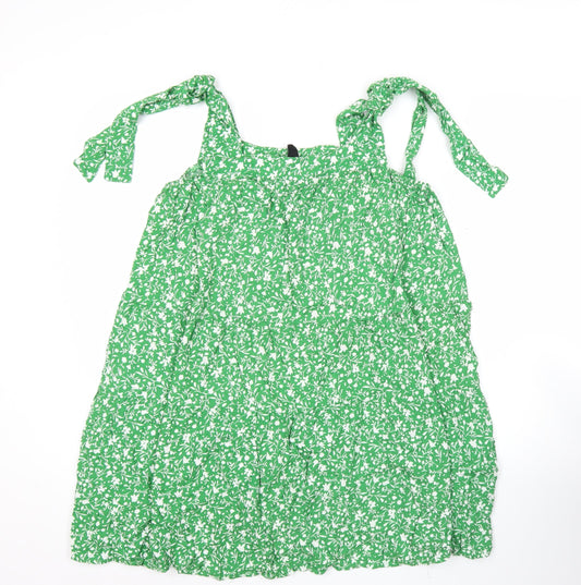 New Look Women’s Green Floral Sleeveless Camisole Top L