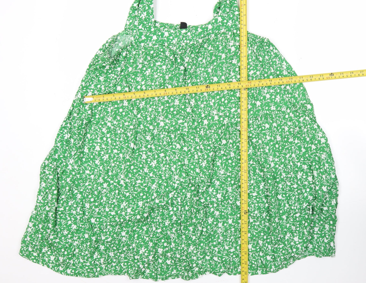 Womens UK Size L New Look Green Camisole Tank