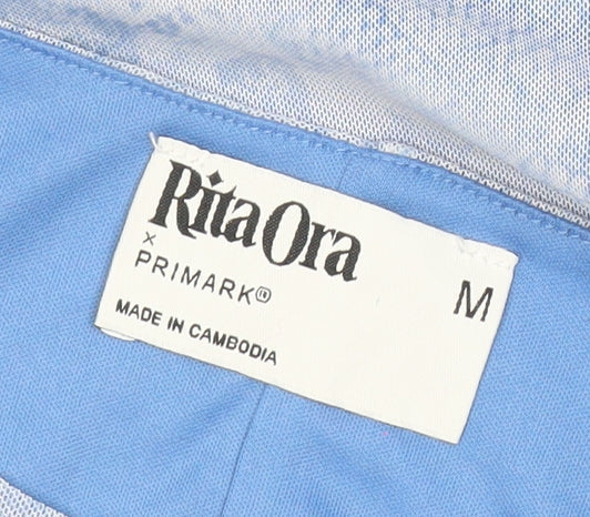 Primark Women Blue Animal Print Midi Bodycon Dress Size M