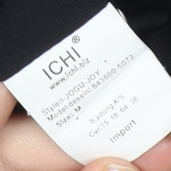 ICHI Women’s Black Fit & Flare Cocktail Dress M Sleeveless