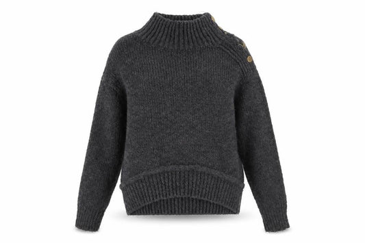 Womens UK Size XS Topshop Grey Pullover Jumper