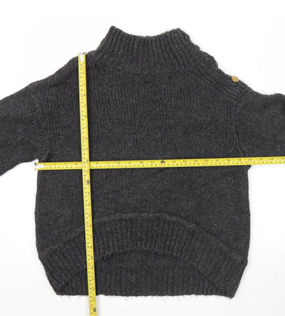 Womens UK Size XS Topshop Grey Pullover Jumper