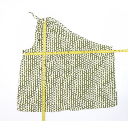 Womens UK Size 22 Marks and Spencer Green Camisole Blouse