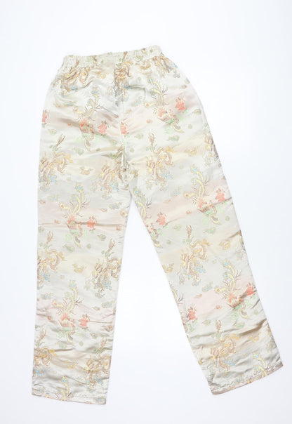 Womens UK Size 8 ASOS Regular Fit CasualParty/Cocktail Beige Trousers
