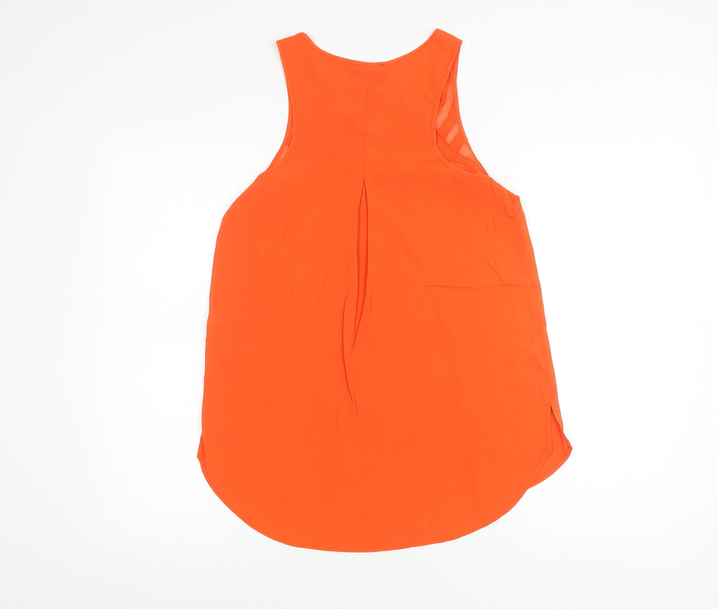 Womens UK Size 6 River Island Orange Basic Tank