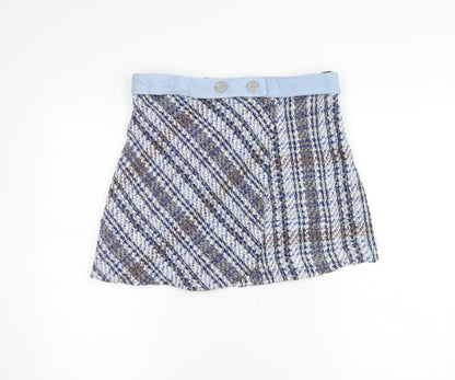Womens UK Size L Zara Straight & Pencil Tweed Skirt
