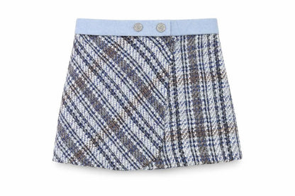Womens UK Size L Zara Straight & Pencil Tweed Skirt