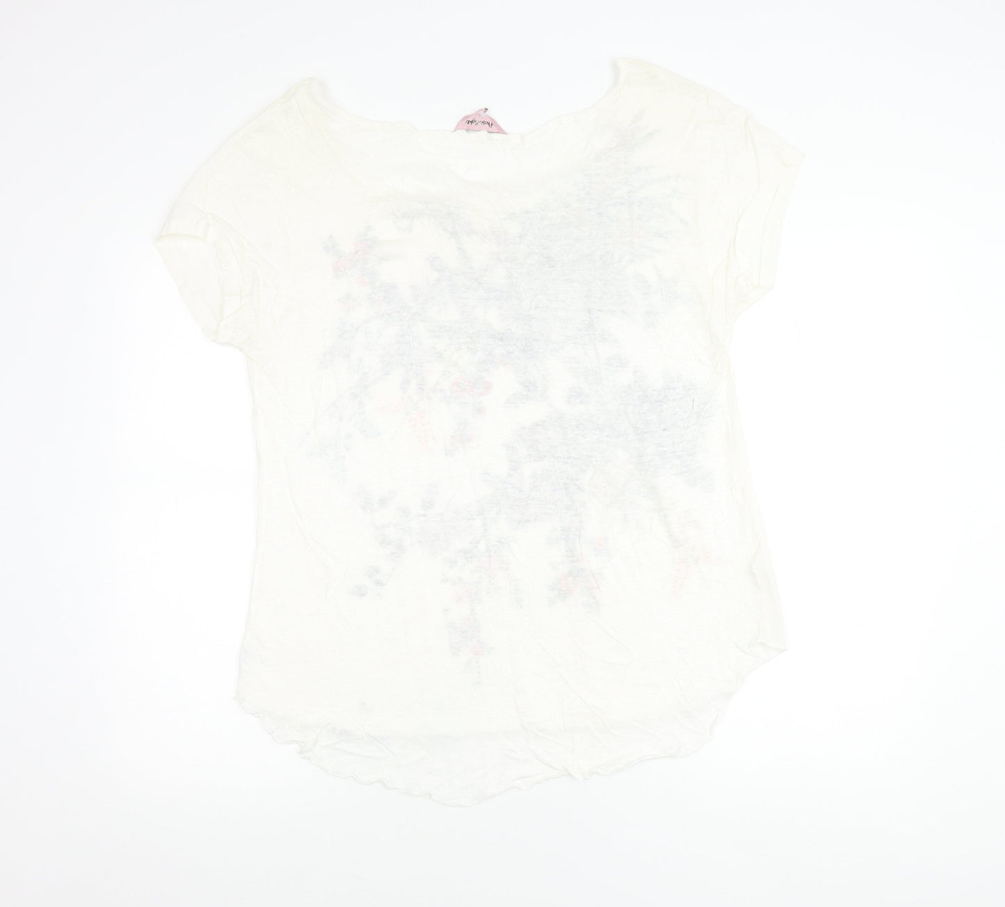 Womens UK Size 14 Phase Eight White Basic T-Shirt