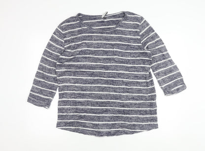 Womens UK Size 14 Intuition Blue Pullover Jumper