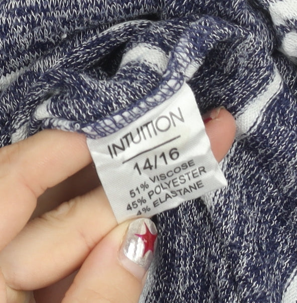 Womens UK Size 14 Intuition Blue Pullover Jumper