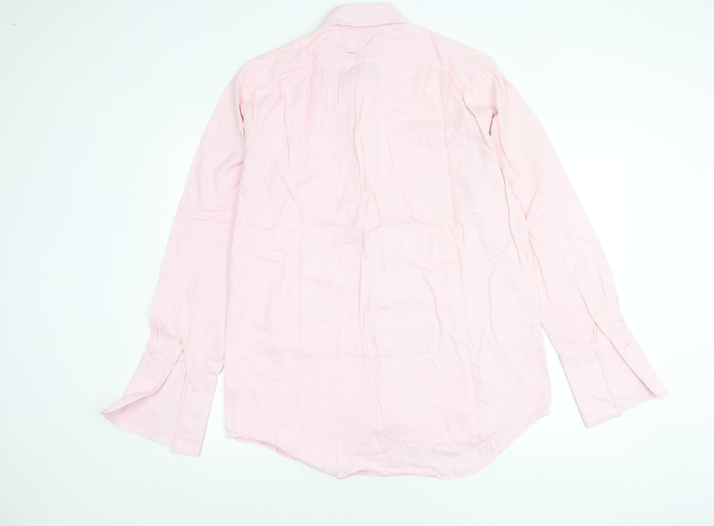 Paul Costelloe Men’s Pink 16.5 Classic Fit Cotton Shirt
