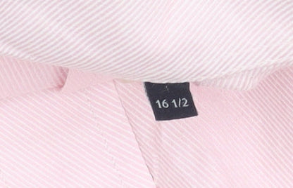 Paul Costelloe Men’s Pink 16.5 Classic Fit Cotton Shirt