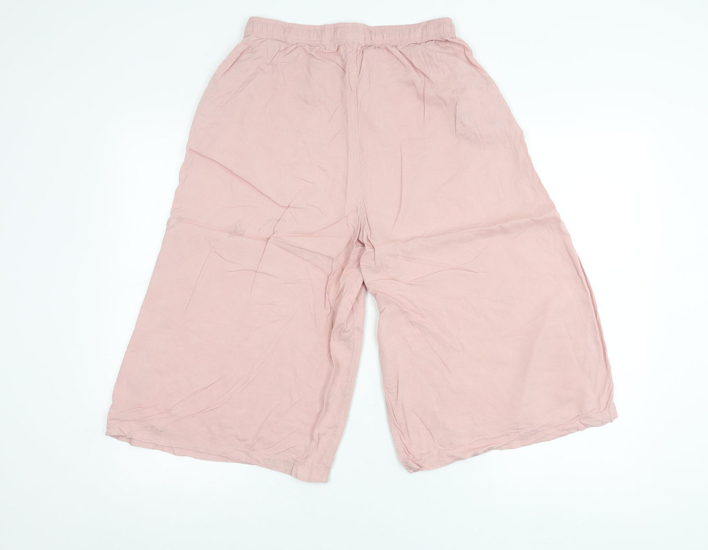 Uniqlo Girls Pink M Lounge Pants 100% Viscose Drawstring