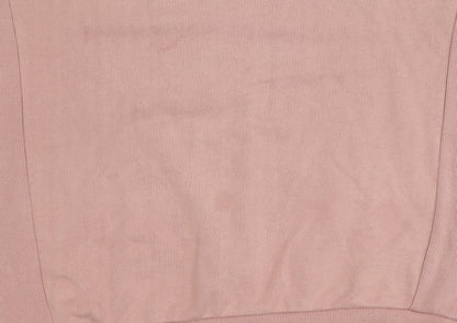 Superdry Men’s Pink Pullover Sweatshirt M Crew Neck Long Sleeve Logo