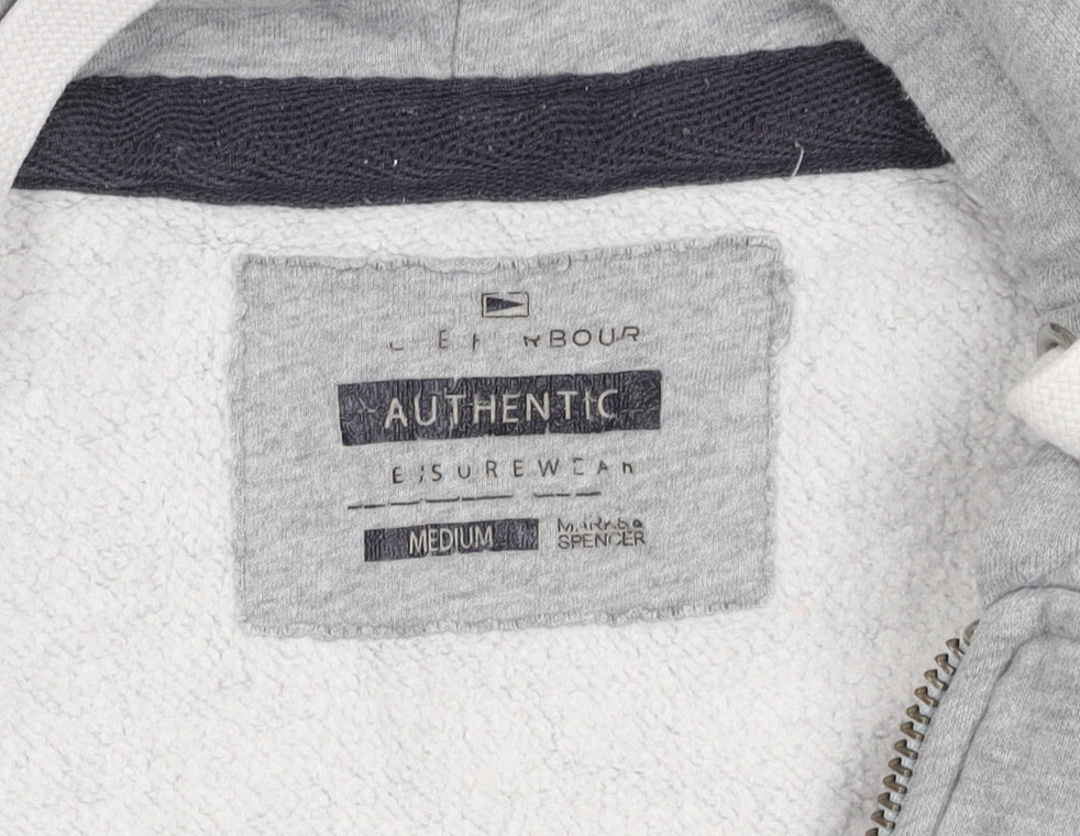 Mens UK Size M Marks and Spencer Grey Basic Jacket
