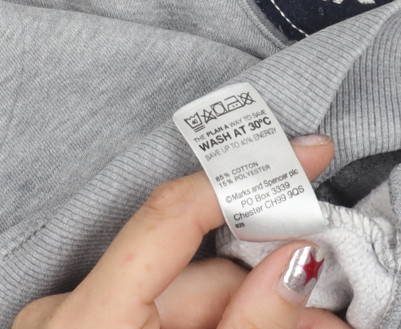 Mens UK Size M Marks and Spencer Grey Basic Jacket