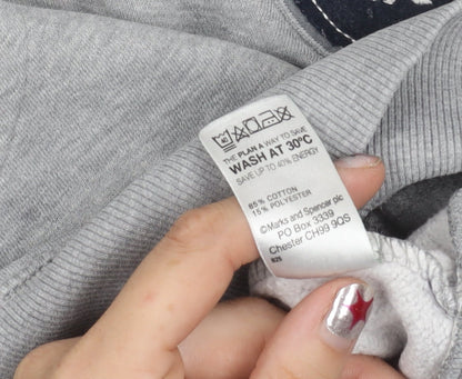 Mens UK Size M Marks and Spencer Grey Basic Jacket