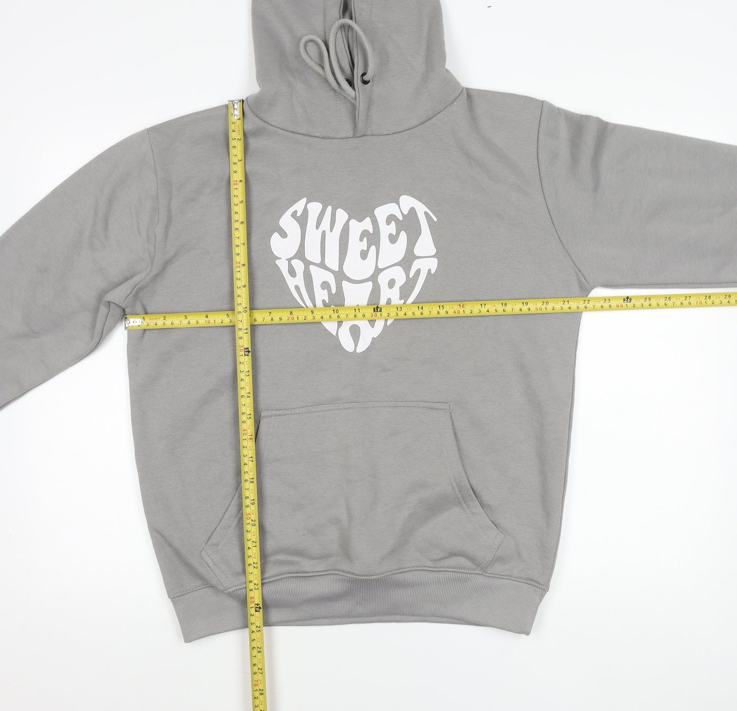 NORTII WEST Men’s Grey Pullover Hoodie M Sweetheart Graphic