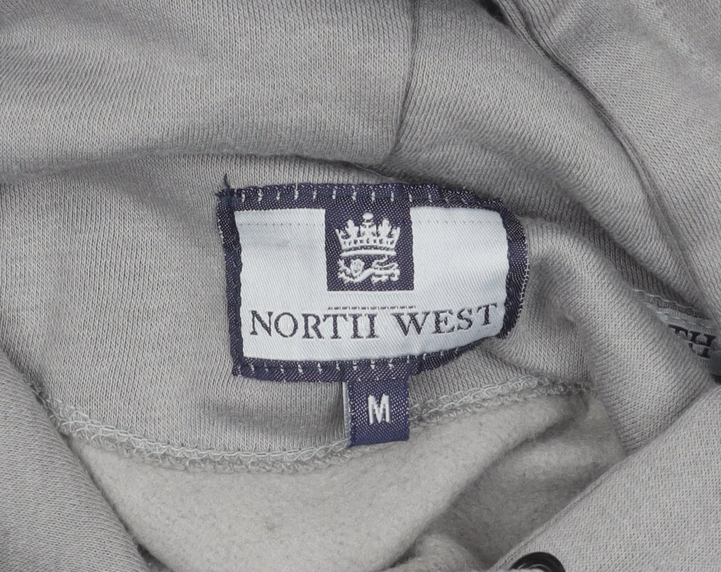 NORTII WEST Men’s Grey Pullover Hoodie M Sweetheart Graphic