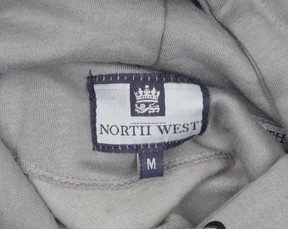 NORTII WEST Men’s Grey Pullover Hoodie M Sweetheart Graphic