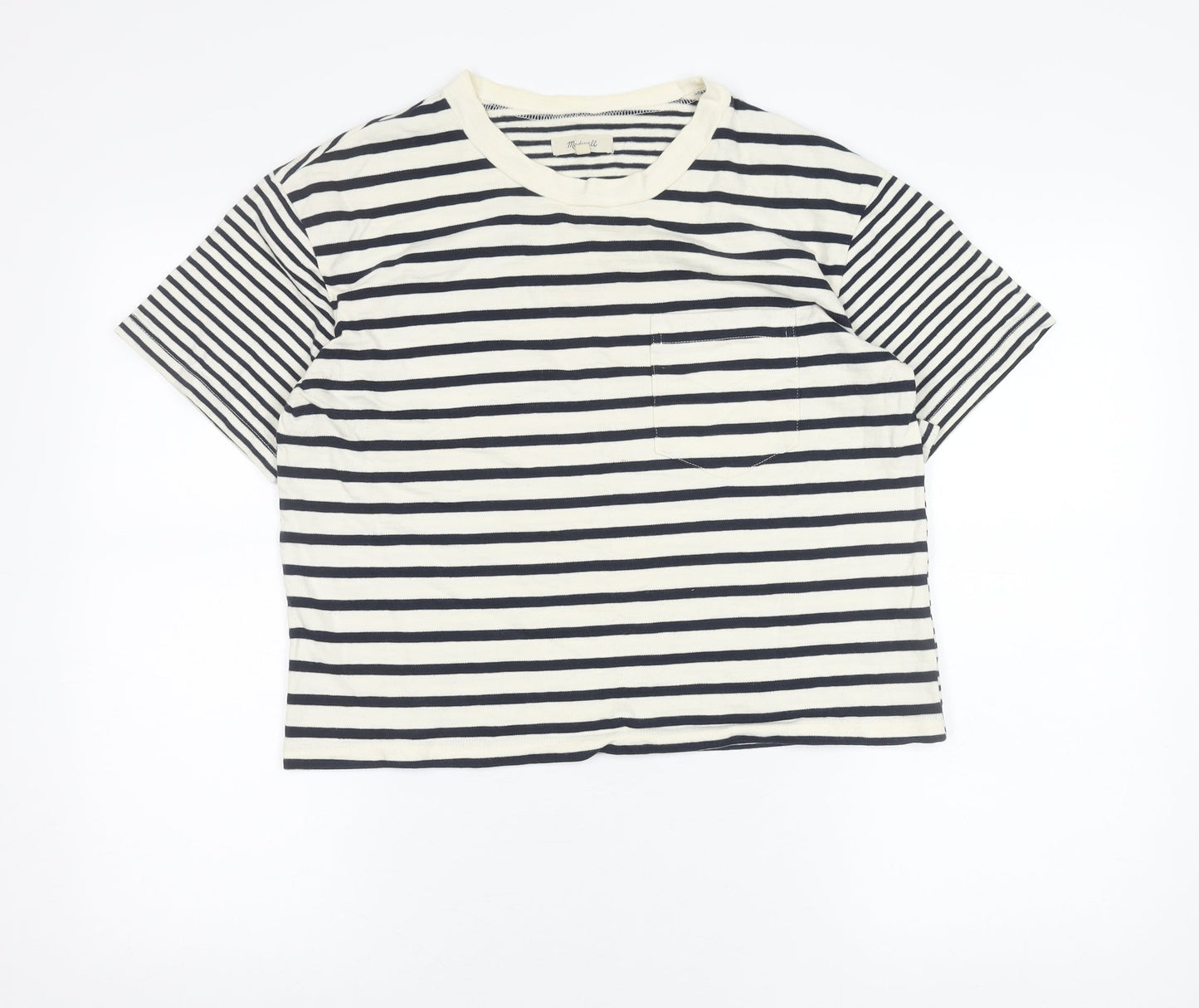 Womens UK Size M Madewell Multicoloured Basic T-Shirt