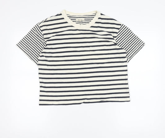 Womens UK Size M Madewell Multicoloured Basic T-Shirt