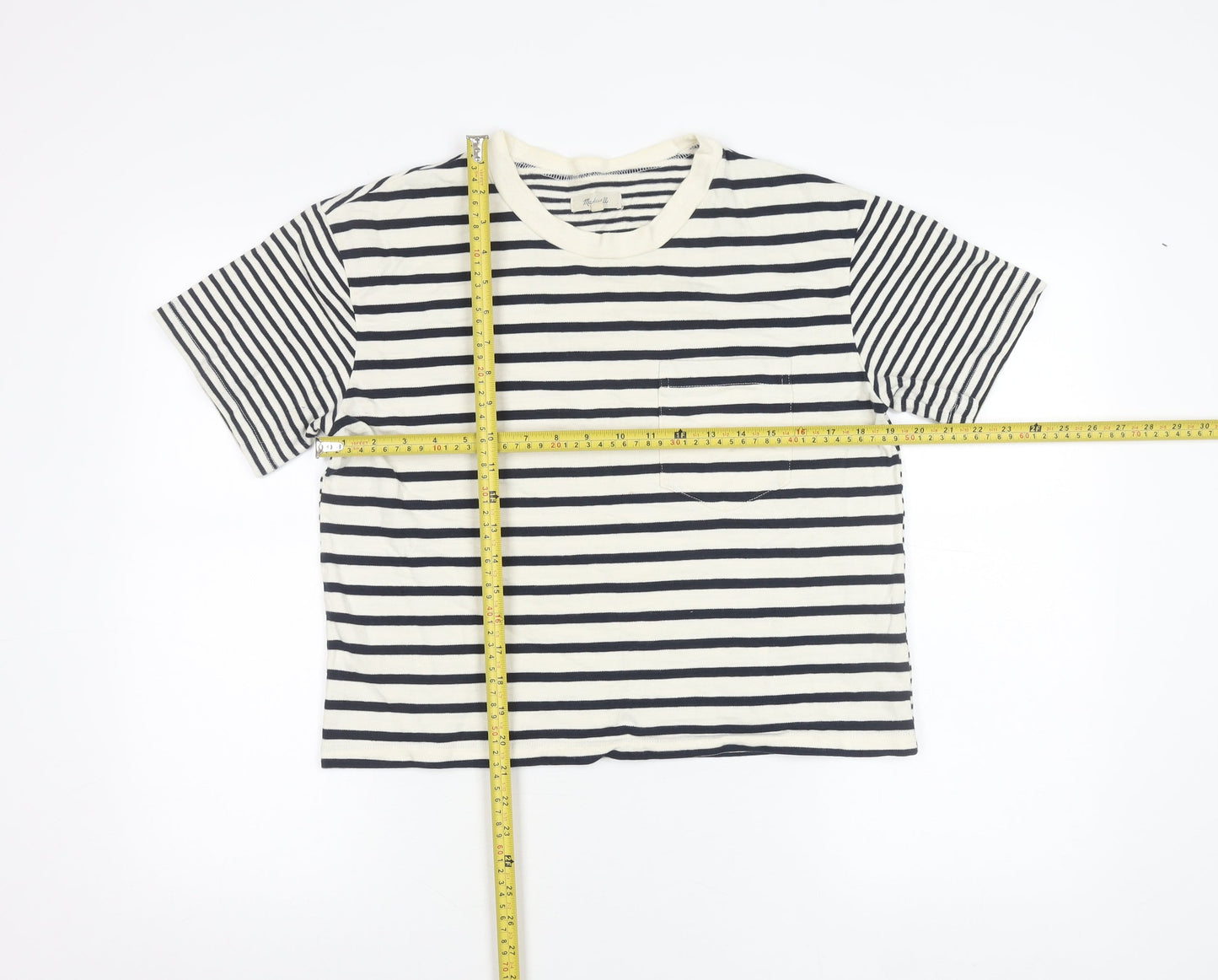 Womens UK Size M Madewell Multicoloured Basic T-Shirt