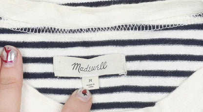 Womens UK Size M Madewell Multicoloured Basic T-Shirt