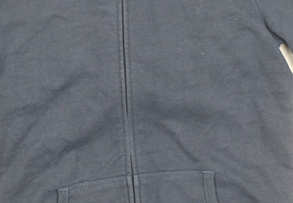 Denver Hayes Women’s Blue Fleece Hooded Zip Jacket Size 12