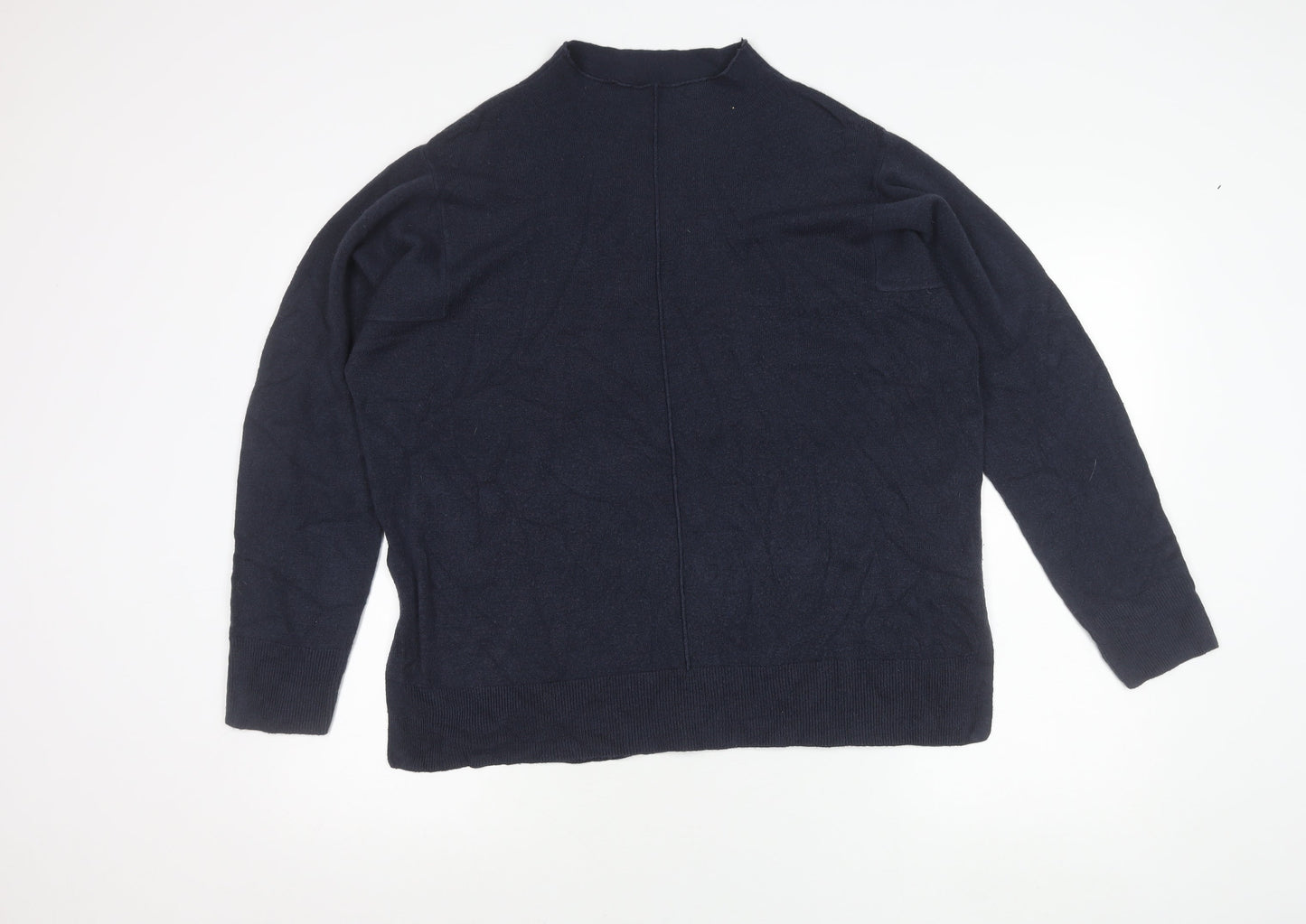 Womens UK Size L Marks and Spencer Blue Pullover Jumper